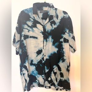 Button up shirt - tie dye